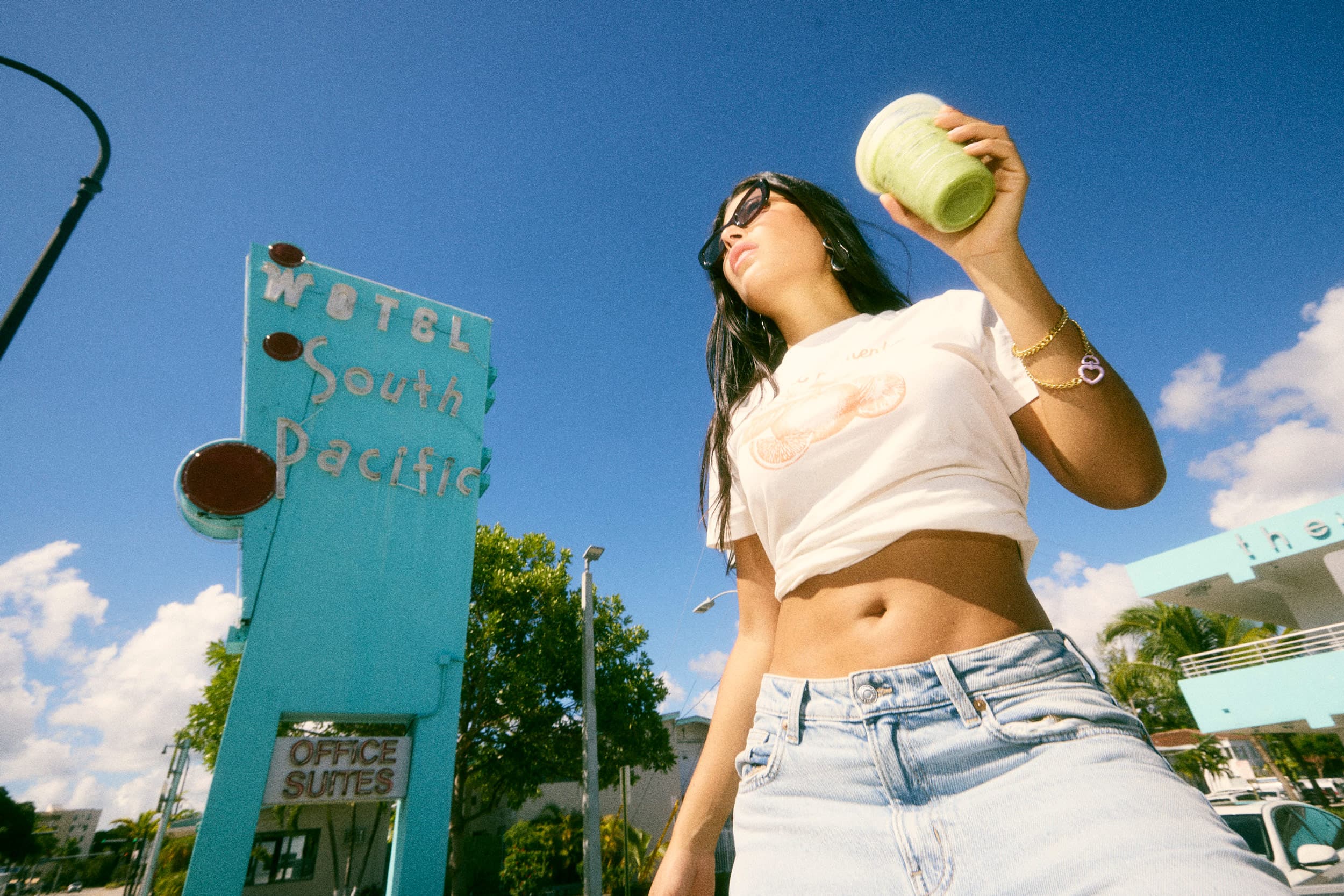 A day with Camila in Miami — photograph by Mauricio Candela